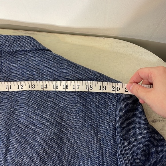 JOSEPH ABBOUD LINEN COTTON BLEND MENS BLAZER - Picture 8 of 13